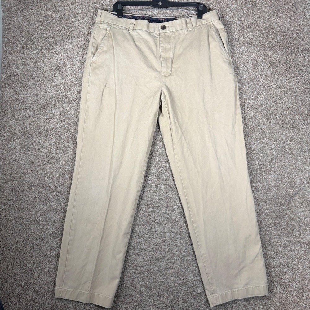 Brooks Brothers Clark Fit Chinos Mens 38x32 (Fits 36x30) Straight Leg Pants